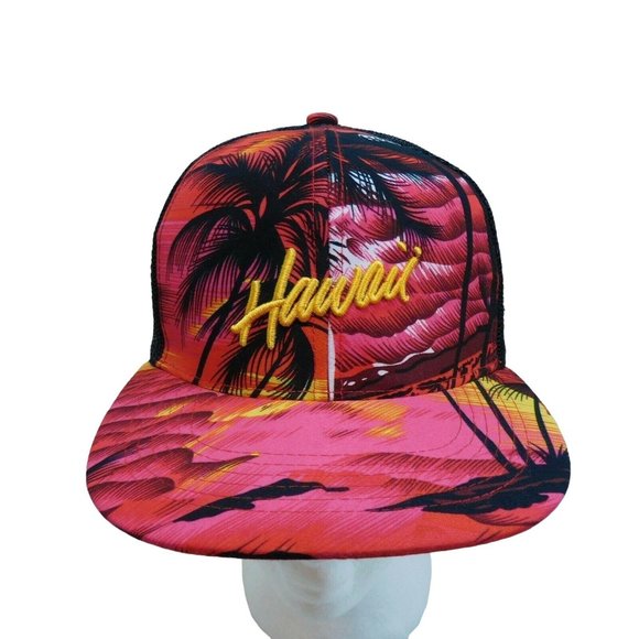 Hawaii Aloha Mesh Snapback Cap Unbranded - Picture 1 of 6